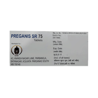 Preganis 75 Mg Tablet Sr 10